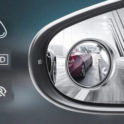 Bộ 2 Gương Cầu Lồi Ô Tô 360 Độ, Gương Chiếu Hậu Mở Rộng Tầm Nhìn, Xóa Điểm Mù Xe