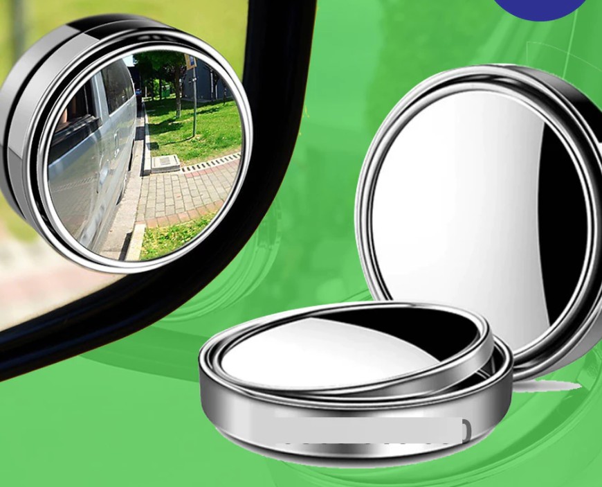 Bộ 2 Gương Cầu Lồi Ô Tô 360 Độ, Gương Chiếu Hậu Mở Rộng Tầm Nhìn, Xóa Điểm Mù Xe