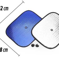 Bộ 2 Miếng Che Nắng Cửa Bên Ô Tô Dày Dặn S051, Chống Nắng Bảo Vệ Toàn Diện Cho Xe