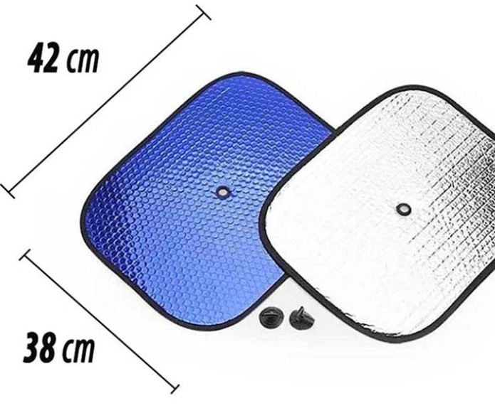 Bộ 2 Miếng Che Nắng Cửa Bên Ô Tô Dày Dặn S051, Chống Nắng Bảo Vệ Toàn Diện Cho Xe