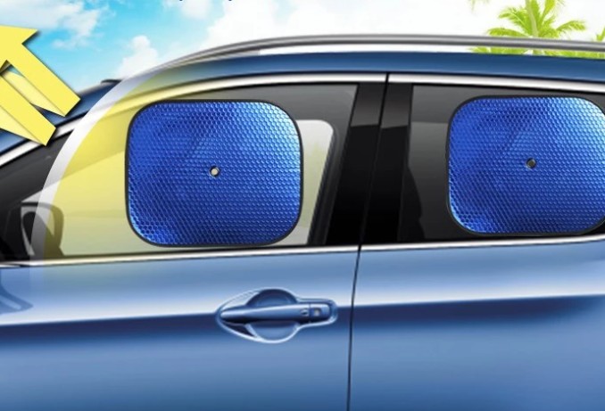 Bộ 2 Miếng Che Nắng Cửa Bên Ô Tô S051, Loại Dày Dặn, Chống Nắng Hiệu Quả, Bảo Vệ Nội Thất Xe