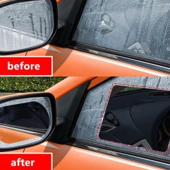 Bộ 2 Miếng Dán Chống Sương Mù, Chống Nước Mưa, Chống Bám Bụi Cho Cửa Kính Xe Hơi