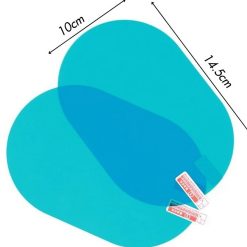 Bộ 2 Miếng Dán Gương Ô Tô Chống Bám Nước, Quan Sát Rõ Ràng Khi Lái Xe Dưới Trời Mưa