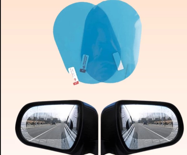 Bộ 2 Miếng Dán Gương Ô Tô Chống Bám Nước, Quan Sát Rõ Ràng Khi Lái Xe Dưới Trời Mưa