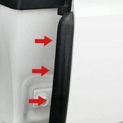 Bộ 2 Sợi Gioăng Cao Su Cột B Lõi Thép, Chống Bụi, Cách Âm, Giảm Tiếng Ồn Cho Cửa Ô Tô