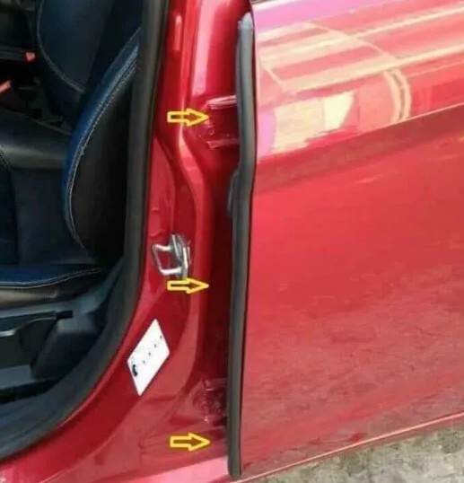 Bộ 2 Sợi Gioăng Cao Su Cột B Lõi Thép, Chống Bụi, Cách Âm, Giảm Tiếng Ồn Cho Xe Ô Tô