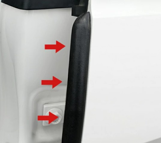 Bộ 2 Sợi Gioăng Cao Su Cột B Lõi Thép, Chống Bụi, Cách Âm, Giảm Tiếng Ồn Cho Xe Ô Tô