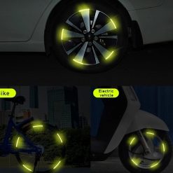 Bộ 20 Miếng Dán Phản Quang Bánh Xe SEAMETAL, An Toàn Khi Di Chuyển Ban Đêm, Trang Trí Xe Đẹp