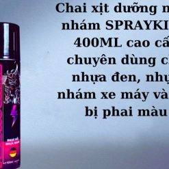 Bộ 3 Chai Xịt SPRAYKING 400ML Rửa Sên, Dưỡng Sên Và Dưỡng Nhựa Nhám Chăm Sóc Xe