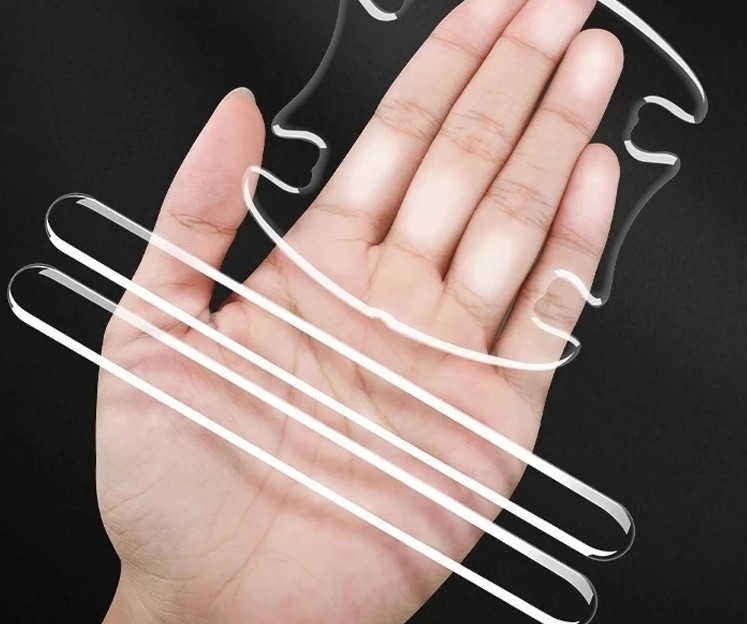 Bộ 4 / 8 Miếng Dán Bảo Vệ Tay Nắm Cửa Ô Tô, Cao Su Mềm Trong Suốt Chống Trầy Xước