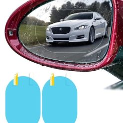 Bộ 4 Miếng Dán Chống Bám Nước Cho Gương Chiếu Hậu Xe Ô Tô, Khi Trời Mưa, Sương Mù