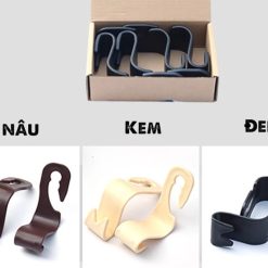 Bộ 4 Móc Treo Đồ Sau Ghế Ô Tô, Phụ Kiện Giá Tốt, Gọn Gàng Nội Thất Xe Hơi