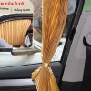 Bộ 4 Rèm Che Nắng Cho Xe Ô Tô Vải Cao Cấp Có Dây Buộc