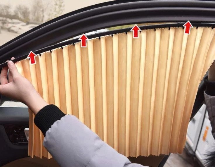 Bộ 4 Rèm Che Nắng Xe Ô Tô Vải Cao Cấp Gắn Nam Châm Thông Minh Hưng Phát Auto