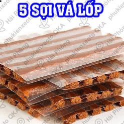 Bộ 5 Sợi Vá Lốp Xe Máy, Ô Tô Không Săm Kèm Keo Chuyên Dụng