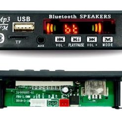 Bộ Bảng Mạch Giải Mã Âm Thanh Xe Hơi V20C Hỗ Trợ Bluetooth 5.0, MP3/WMA, USB, TF, FM Radio 12V