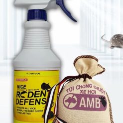 Bộ Chống Chuột Ô Tô AMB, Combo Bảo Vệ Khoang Máy, Ngăn Chuột Cắn Dây Điện