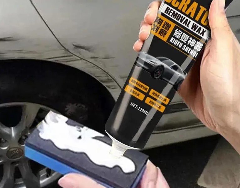 Bộ Dụng Cụ Chăm Sóc Sơn Xe 120ml, Tẩy Vết Xước, Làm Bóng & Bảo Vệ Bề Mặt Sơn Toàn Diện