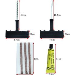 Bộ Dụng Cụ Vá Lốp Xe Máy, Ô Tô Không Săm 6 Chi Tiết Cao Cấp Dễ Dùng