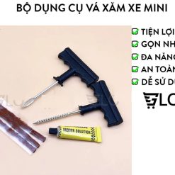 Bộ Dụng Cụ Vá Xăm Xe Không Ruột Mini Chuyên Dụng Cho Mọi Sự Cố Thủng Lốp