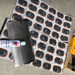 Bộ Dụng Cụ Vá Xe Đạp Gồm Miếng Bào Ruột, Keo Dán & 48 Miếng Vá Cao Su Non