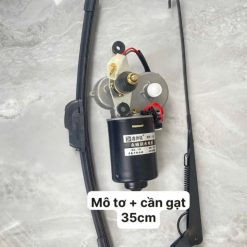 Bộ Gạt Mưa Ô Tô, Xe Chế Đầy Đủ–Cần, Lưỡi Và Mô Tơ 12V
