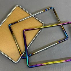 Bộ Khung Biển Số Gắn Xe Máy, Full Phụ Kiện Gồm Mica Trong Suốt, Đế Và Ốc Cố Định