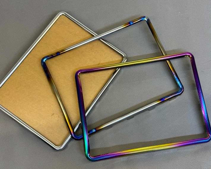 Bộ Khung Biển Số Gắn Xe Máy, Full Phụ Kiện Gồm Mica Trong Suốt, Đế Và Ốc Cố Định