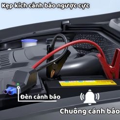 Bộ Kích Nổ & Bơm Lốp Ô Tô Đa Năng 4IN1 Wisezen Kích Bình 12V, Bơm Lốp, Sạc Dự Phòng