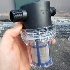 Bộ Lọc Nước Đầu Nguồn, Lọc Thô Inox 100 Mesh Cho Máy Rửa Xe, Nước Sinh Hoạt Gia Đình