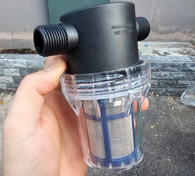 Bộ Lọc Nước Đầu Nguồn, Lọc Thô Inox 100 Mesh Cho Máy Rửa Xe, Nước Sinh Hoạt Gia Đình