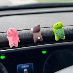 Bộ Mô Hình 6 Con Vật Mini Cute, Trang Trí Nội Thất Xe Hơi, Bàn Làm Việc & Tiểu Cảnh