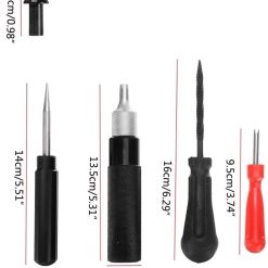 Bộ Nấm Vá Lốp Khẩn Cấp Kèm Bơm, Dụng Cụ Sửa Chữa Lốp Không Săm Chuyên Nghiệp