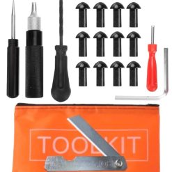 Bộ Nấm Vá Lốp Khẩn Cấp Kèm Bơm, Dụng Cụ Sửa Chữa Lốp Không Săm Chuyên Nghiệp