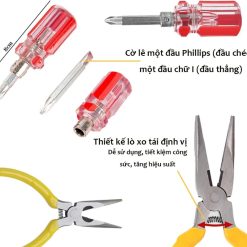 Bộ Ốc Vít Vá Lốp Khẩn Cấp Cho Xe Hơi, Xe Máy Dùng Lốp Không Săm Không Cần Tháo Bánh