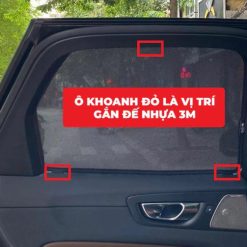 Bộ Phụ Kiện Chân Đế Giữ Rèm Che Nắng Cho Xe Ô Tô Chuyên Dụng Mr.Ôtô Nhỏ Gọn