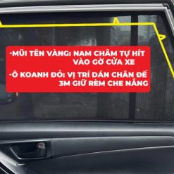 Bộ Phụ Kiện Chân Đế Giữ Rèm Che Nắng Cho Xe Ô Tô Chuyên Dụng Mr.Ôtô Nhỏ Gọn
