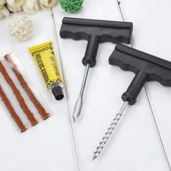 Bộ Vá Lốp Ô Tô, Xe Máy Không Săm Nhỏ Gọn Kèm Cao Su Non