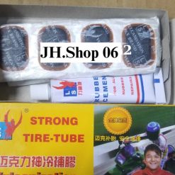 Bộ Vá Vỏ Xe Máy (Keo Vá & Miếng Dán) Cho Lốp Có Ruột, Hàng Việt Nam