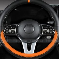 Bọc Vô Lăng Da Nappa Cao Cấp Mềm Mại Size 38cm Cho Xe Hơi 4–16 Chỗ