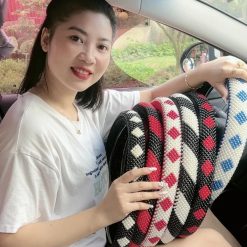 Bọc Vô Lăng Hạt Cườm Cho Xe Tải, Chống Trơn Trượt, Ngăn Mồ Hôi Tay Đủ Kích Thước