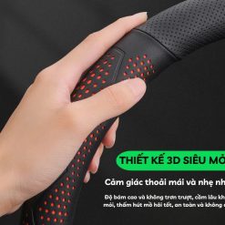 Bọc Vô Lăng Ô Tô 3D Da Nappa Cao Cấp CHOCAR Siêu Mỏng, Thoáng Khí, Cho Mọi Dòng Xe