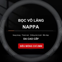 Bọc Vô Lăng Ô Tô 3D Da Nappa Cho Dòng Xe Ford, Honda, Hyundai, Kia, Mazda, Mitsubishi, Toyota