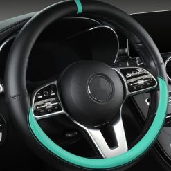 Bọc Vô Lăng Ô Tô Da Nappa Mềm Mại, Êm Tay, Chống Trượt Size 38cm Cho Xe 4–16 Chỗ