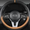 Bọc Vô Lăng Ô Tô Da Nappa Mềm Mại, Êm Tay, Chống Trượt Size 38cm Cho Xe 4–16 Chỗ