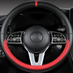 Bọc Vô Lăng Ô Tô Da Nappa Mềm Mại, Êm Tay, Chống Trượt Size 38cm Cho Xe 4–16 Chỗ