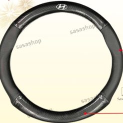 Bọc Vô Lăng Ô Tô Da Vân Carbon, Chống Trượt, Chống Mồ Hôi Có Logo VinFast, Toyota, Mazda, KiA