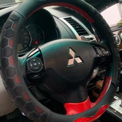 Bọc Vô Lăng Ô Tô Dạng Lưới Thoáng Khí Chống Mồ Hôi Tay, Bám Tay Lái Hiệu Quả Size 38cm