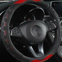 Bọc Vô Lăng Ô Tô Dạng Lưới Thoáng Khí Chống Mồ Hôi Tay, Bám Tay Lái Hiệu Quả Size 38cm