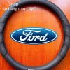 Bọc Vô Lăng Ô Tô FORD Size 38cm Da Vân Carbon SPC Cho Ecosport, Escape, Everest, Ranger, Focus, Transit